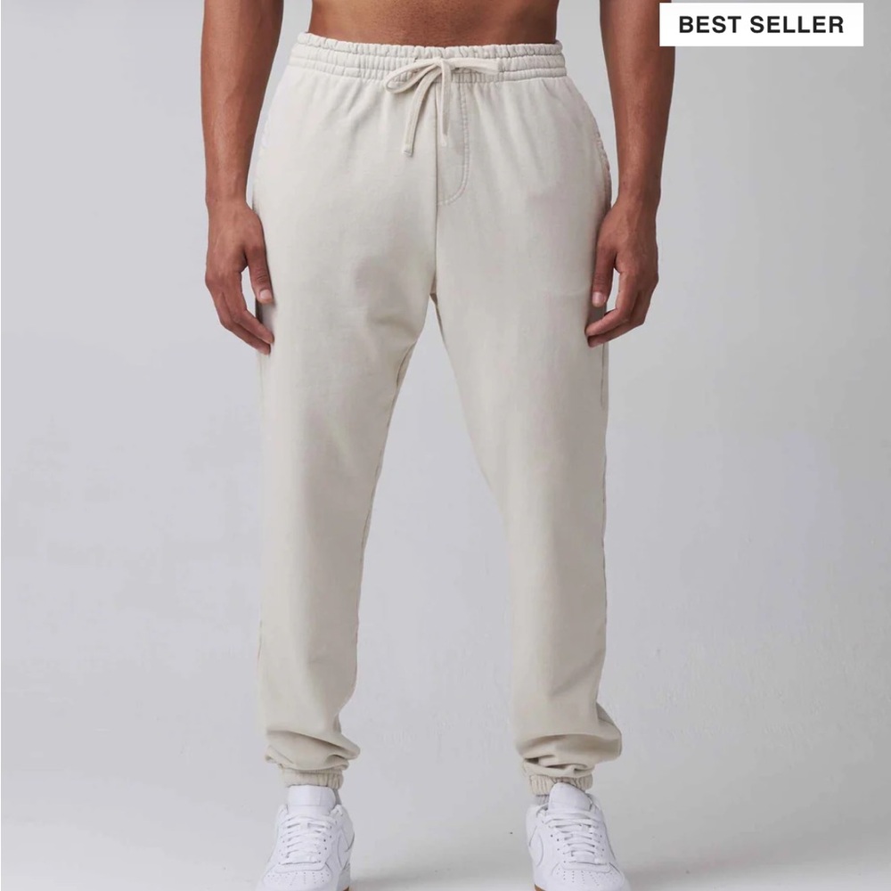 Talentless men’s heavyweight sweatpants in bone color